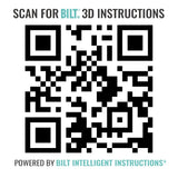 Tvilum 6 Drawer Double Dresser, Bedroom Furniture, Handle-free Drawers, Contemporary, White Tvilum