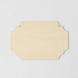 6pcs 8.8X5.9in Unfinished Wood Sign Blank Hanging Wooden Plaque DIY Craft Project Wood Sign with Rope Door Wall Art Decorative (Rectangle) Xhqsulsclac