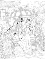 Mythogothica: Rose and Stone: A Romantasy Coloring Book WoodArtSupply