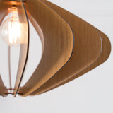 ELEIPSE Wood Pendant Light | Mid Century Modern Chandelier | Hanging Lamp | Wood Chandelier Lighting | Modern Light Fixture | Modern Pendant Light DEZAART