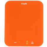 Vitafit 33lb/15kg Digital Food Scale in High Precision 0.1oz/1g, Our Own Kitchen Scale Professional Factory Since 2001, Kitchen Essentials for Cooking & Baking, LED, 3*AAA Battery, Refreshing Orange Vitafit