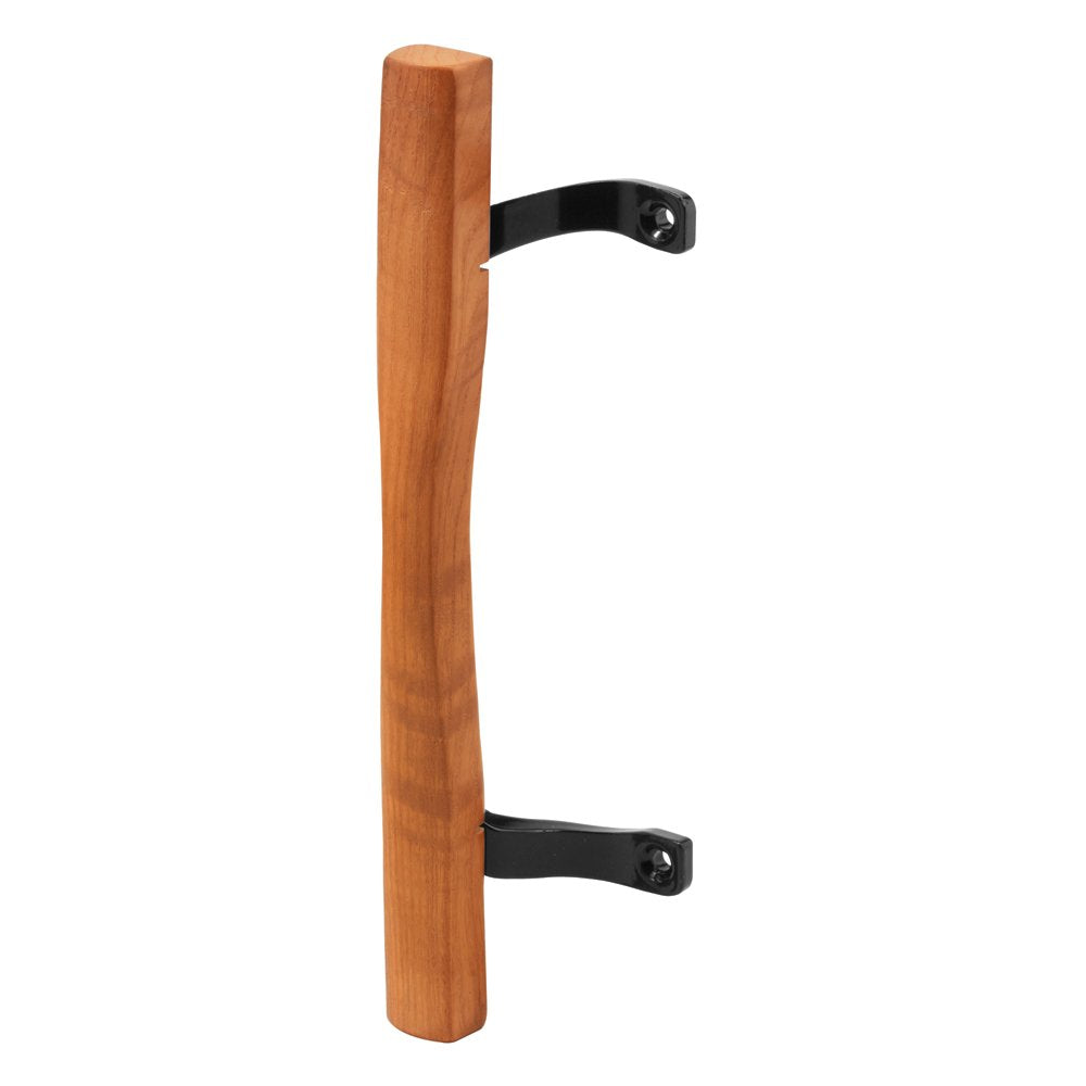 Prime-Line C 1192 6-5/8 In. Sliding Door Wood Pull Black Painted Brackets (Single Pack) PRIME-LINE