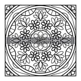 100 Mini Mandalas: A Mandala Coloring Book for Adults and Kids with Easy, Cute, and Tiny Designs for Stress Relief and Relaxation WoodArtSupply