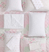 Laura Ashley Kids - Twin Quilt Set, Reversible Kids Bedding with Matching Sham(s), Ideal for Toddler Bedding Set, Ideal Girl Room Essentials, Coquette Room Decor (Ellyn Pink, Twin) Laura Ashley