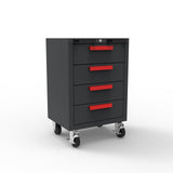 GSTANDARD 6 Piece Garage Cabinets Storage System: Includes Steel Cabinets, Drawers, Rolling Chest and Pegboard, Garage Workbench with Storage - Perfect for Organizing Garage and Tools, Black GSTANDARD