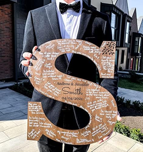 Personalized Wood Letter | Wedding Guest Book | Alternative Guest Book | Wedding Accessories | Wood Book Sign Decor | Unique Handmade for Wedding Wedding By Eli