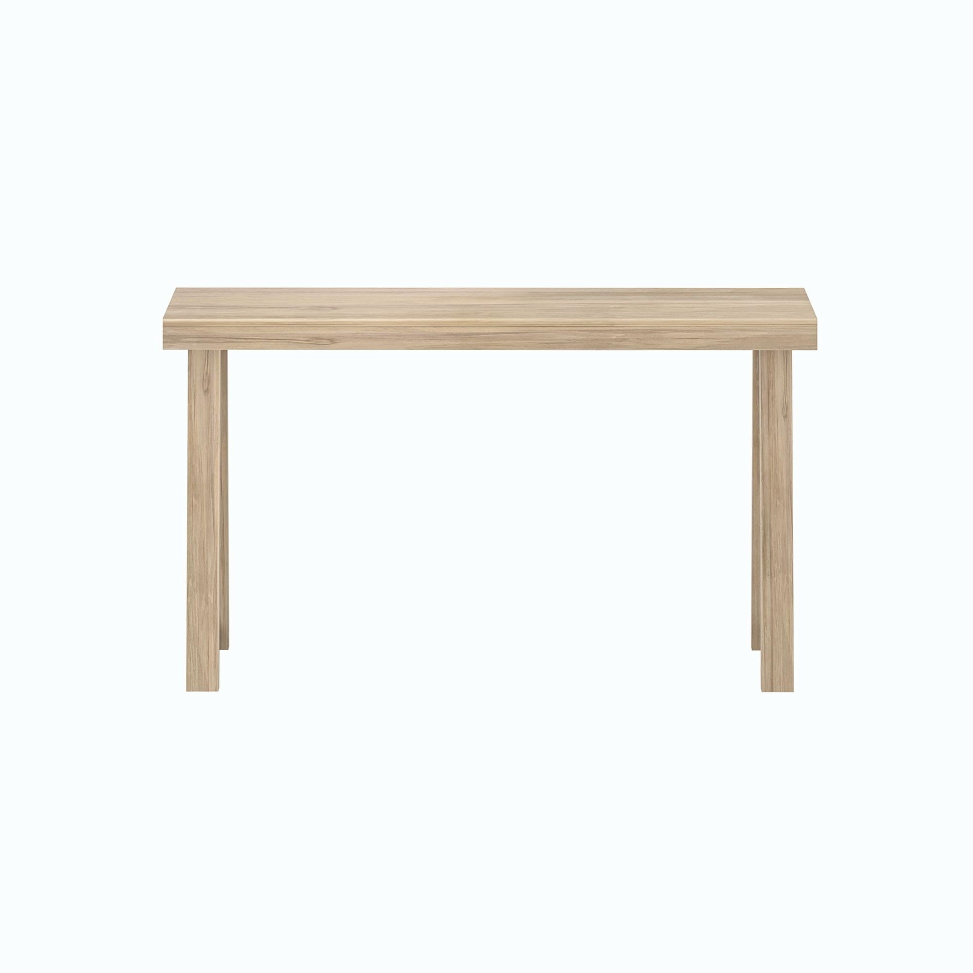 Plank+Beam Modern Solid Wood Console Table, 56 Inch, Sofa Table, Narrow Entryway Table for Hallway, Behind The Couch, Living Room, Foyer, Easy Assembly, Blonde - WoodArtSupply