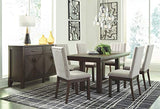 Signature Design by Ashley Dellbeck Casual Rectangular Dining Extension Table, Seats up to 8, Dark Brown Signature Design by Ashley