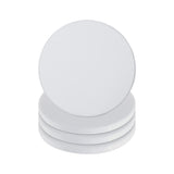 Craft Express Sublimation Blank Ceramic Coaster - White Drink Coasters Ready to be Personalized with Flat Heat Press - 4 Pack Craft Express