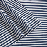 Eddie Bauer Kids - Twin Sheets, Stain-Resistant Toddler Bedding with Matching Sham(s), Super Soft, Ideal Boy Room Essentials (Vivid Stripe Blue, Twin) Eddie Bauer