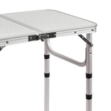 RedSwing Small Folding Table Portable 2 Feet, Small Foldable Table Adjustable Height, Lightweight Aluminum Camping Table, 15.7 in x 23.6 in x 19 in RedSwing