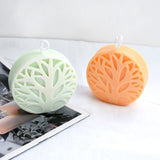 Cestony 3D Tree of Life Silicone Molds for Making Candle Resin Pillar Aromatherapy Gypsum Wax Soap Flower Specimen Clay Craft Cestony