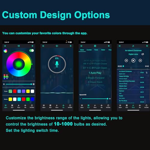 EEland Small Coffee Table, Circle Coffee Table, Modern Center Table for Living Room,Tempered Glass Surface with RGB LED Lighting, Smart Control, Customizable Programming, for Balcony Porch Deck -Brown EEland