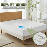 Utopia Bedding Waterproof Mattress Protector King Size Bed, Premium 200 GSM Bamboo Viscose Cooling Mattress Cover, Soft and Breathable, Fitted Style with 17 Inches Deep Stretchable Pockets Utopia Bedding