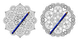 The Art of Mandala: Adult Coloring Book Featuring Beautiful Mandalas Designed to Soothe the Soul KAVNLON