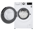 LG WM3555HWA 24 Inch Smart All In One Washer/Dryer with 2.3 cu. ft. Capacity, Wi-Fi Enabled, 14 Wash Cycles, 1400 RPM, Ventless, NeveRust Stainless Steel Drum, Quiet Operation, TrueBalance, Sensor Dry in White LG