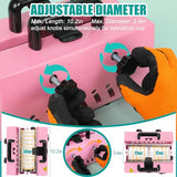 Whubefy Tumbler Heat Press Machine Pink for 30oz 20oz Sublimation Blank Skinny Tumbler 11-16oz Coffee/Ceramic/Stainless Steel/Aluminium Mug Cup with Heat Paper, Tape & Gloves As Gift for Easy Custom Whubefy