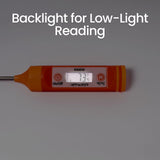 CILICO Candy & Meat Thermometer with Type-C Rechargeable Digital Instant Reading for Candy Making, BBQ, Deep Frying, & Liquids, 8" Long Probe,CT180-L CILICO