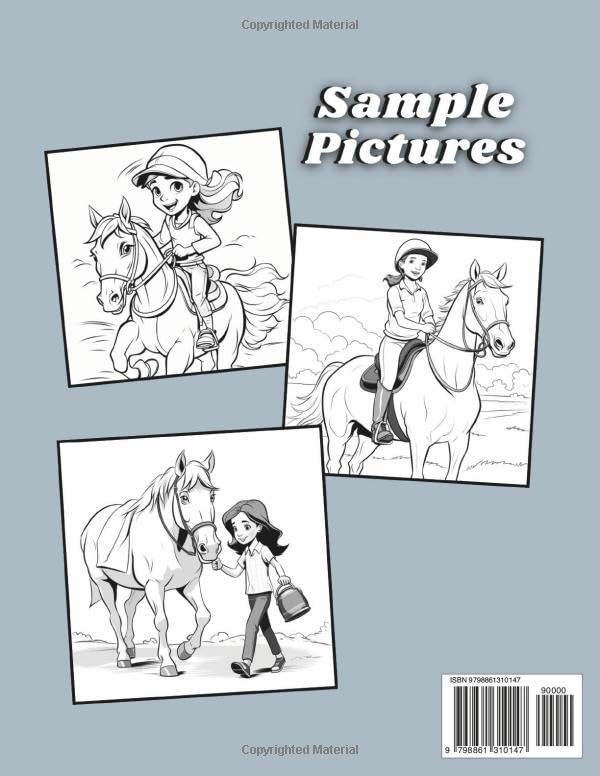 My Horse Life Coloring Book WoodArtSupply