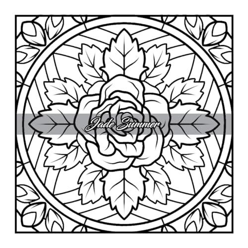 100 Mini Mandalas: A Mandala Coloring Book for Adults and Kids with Easy, Cute, and Tiny Designs for Stress Relief and Relaxation WoodArtSupply