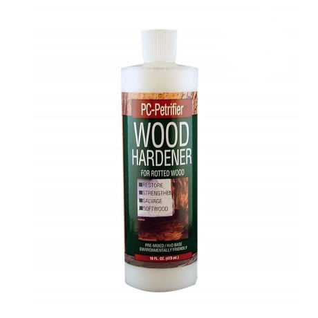 PC Products PC-Petrifier Water-Based Wood Hardener, 16 oz, Milky White 164440 PC Products