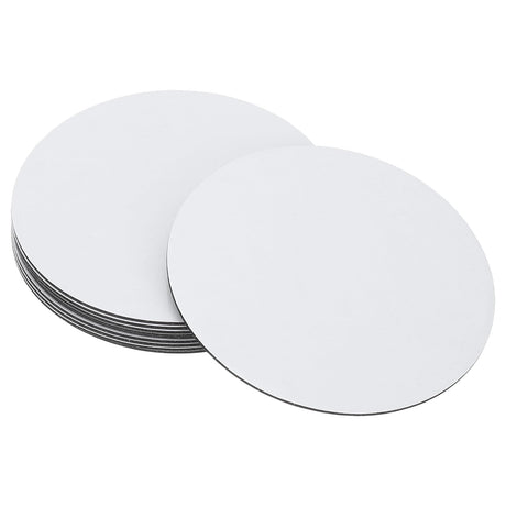 PATIKIL 3.7x3.7 in Sublimation Magnet Blanks, 10pcs Sublimation Blanks Products Personalized Refrigerator Magnets for Kitchen Fridge Home Decor, Round PATIKIL