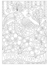 Creative Haven Fanciful Birds Coloring Book (Adult Coloring Books: Animals) Dover Publications