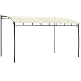 Outsunny 10' x 13' Outdoor Pergola Gazebo with UV-Resistant Canopy and Metal Frame, Sun Shade Shelter for Porch, Patio, Deck, Backyard, Cream Outsunny