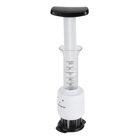 Tenderizer Injector, Meat Marinade Needle Injector, Meat Marinade Tenderizer Needle Injector Steaks Flavor Syringe Cook Kitchen Tool CHICIRIS