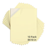 AXELIP Self Stick Mounting Board 8 X 10 inch, for Cross Stitch, Photo Frame Backing （10 Pack） AXELIP