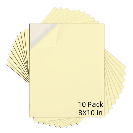 AXELIP Self Stick Mounting Board 8 X 10 inch, for Cross Stitch, Photo Frame Backing （10 Pack） AXELIP