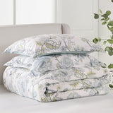 Levtex Home Ophelia Spa Reversible Full/Queen Comforter Set (90x94in) with 2 Pillowcases (26x20in) - Bedding - Blue, Yellow, White - Rayon Full/Queen Size Comforter Set - Lightweight, Soft, Pre-Washed Levtex Home