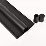 BOWSEN Garage Door Bottom Seals Weatherproof Weatherstrip Threshold Buffering Sealing EPDM Rubber Weather Resistance Gasket Black 5/16 Inch T-End, 16FT Long BOWSEN
