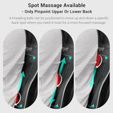 Mynt FSA Eligible HSA Approved Shiatsu Neck and Back Massager for Chair with 10 Deep Kneading Nodes, 2D & 3D Back Massage with Heat, Portable Spot Massage Chair Pad (Black) Mynt