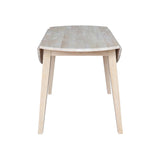 International Concepts 42" Round Dual Drop Leaf Table International Concepts