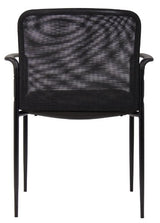 Boss Office Products Stackable Mesh Guest Chair in Black, 250 (B6909-BK)