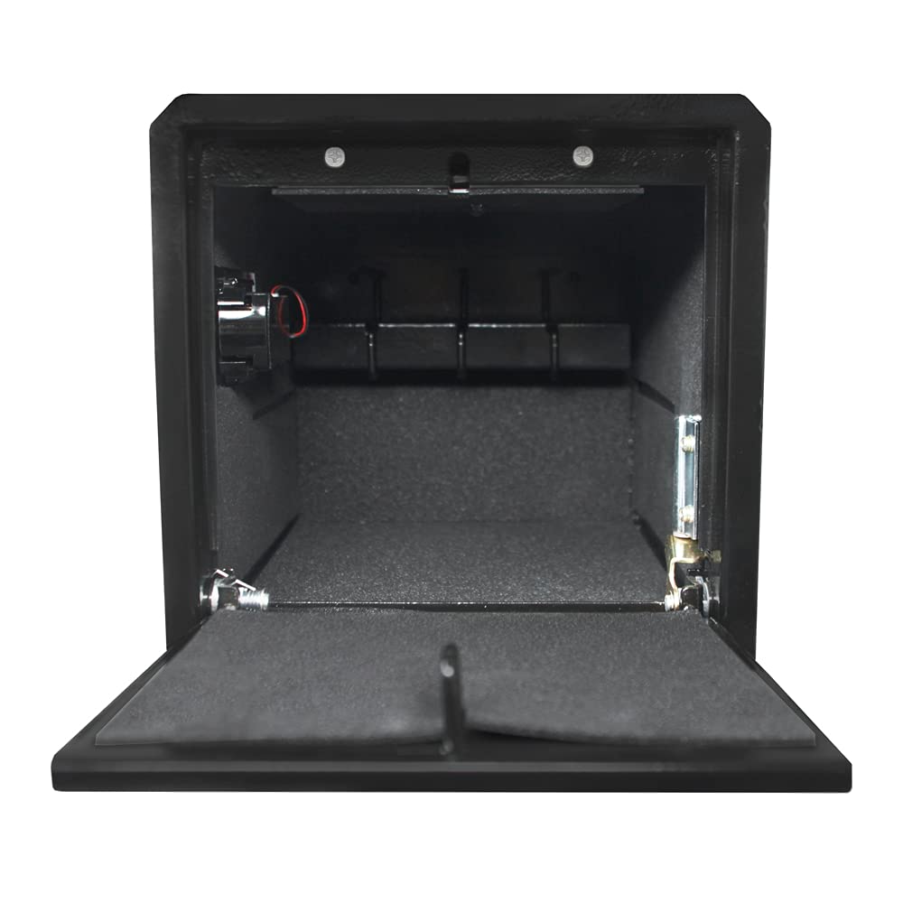 Stealth Biometric Handgun Hanger Safe Quick Access Pistol Security Box CA DOJ Approved Stealth