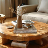 MAONAME Wood Decorative Tray, Farmhouse Wooden Tray for Coffee Table, Rustic Square Tray with Beads, Washed White Serving Tray for Living Room, Kitchen, 12" X 12" X 1.6" MAONAME