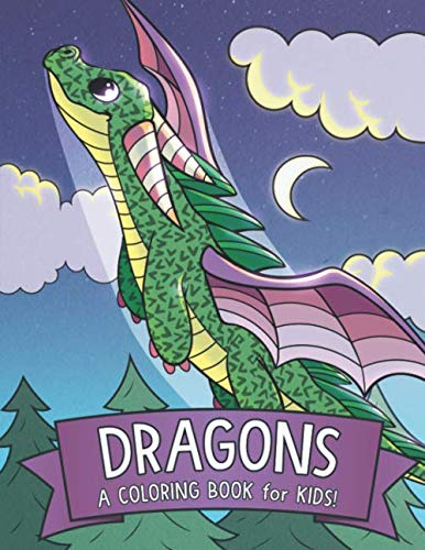 Dragons: A Coloring Book for Kids! WoodArtSupply