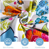 Bedlifes King Size Extra Deep Pocket Sheet Sets - Fits Mattresses Up to 18-24" Thick, 4-Piece Microfiber Set with 1800 Thread Count, Soft, Smooth, Breathable, Featuring Floral Spring Design Bedlifes