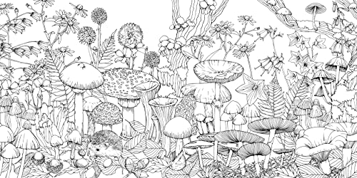 Garden of Fairytale Animals: A Curious Collection of Creatures to Color (Design Originals) Adult Coloring Book with 66 Line Art Designs of a Magical Garden and Whimsical Animals in a Charming Setting