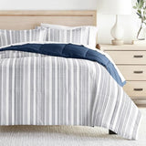 Linen Market Reversible Queen/Full Comforter Set (3 Piece) - Bring Luxury Home with Our Soft and Lightweight Down Alternative Comforters Queen Size - This Includes Your Comforter and 2 Pillow Shams Linen Market
