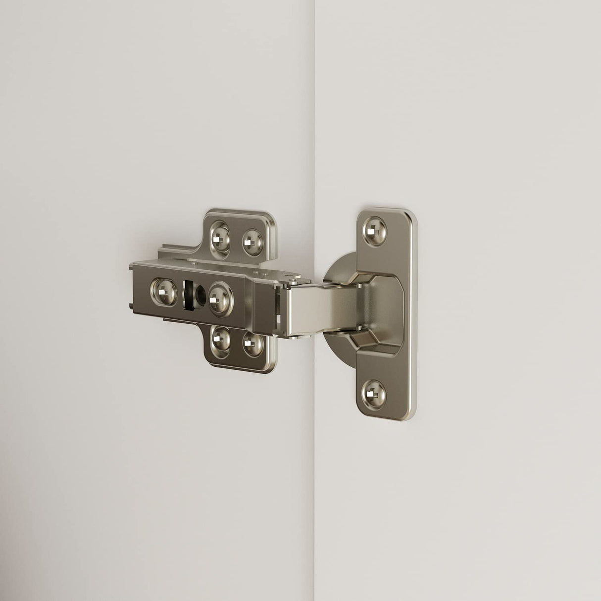 Hitow 2 Door Wardrobe Armoire Closet, 15.7" W Wardrobe Storage Cabinet with 3 Tiers Shelf & Hanging Rod, Slim Narrow Wardrobe Armoire Dresser for Bedroom Clothes Organizer, White Hitow