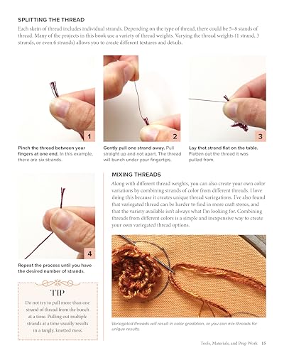 3D Botanical Embroidery & Stumpwork: 17 Thread Projects to Make, Wear, and Display (Landauer) Stitches and Patterns for Raised Embroidery from Beginner to Advanced Fox Chapel Publishing