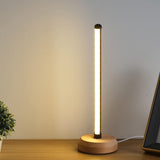 ANLAIBO Modern Led Wood Table Lamp, 3-Color Temperature Bedside Lamp,Bedroom Bedside Night Light, Dimmable Led Lighting, Creative Home Decor, Unique House warmging Gift ANLAIBO