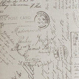 Roundhill Furniture Botticelli Fabric Armless Contemporary Accent Chair, Script Print Roundhill Furniture