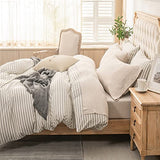 PURE ERA Jersey Knit 4pc Bed Sheet Set 100% T-Shirt Heather Cotton Super Soft Comfy Breathable Fits Mattress Up to 20" Extra Deep Pocket (Heather Beige, King) PURE ERA