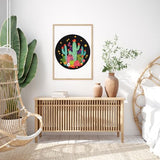 Louise Maelys Cactus Embroidery Kits for Beginners, DIY Cross Stitch Starter Craft Kits for Adults Including Embroidery Cloth with Pattern, Hoop, Needles Instruction and Threads