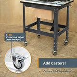 POWERTEC UT1006 Router Table Stand | 400lb Capacity Heavy Duty Base with Adjustable Legs and Levelers POWERTEC