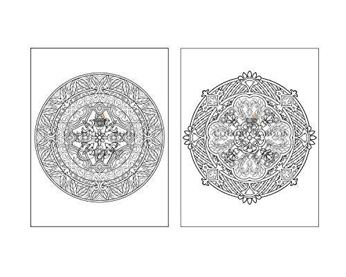 125 Mandalas: An Adult Coloring Book Featuring 125 of the World’s Most Beautiful Mandalas for Stress Relief and Relaxation Independently Published Iaerlllt